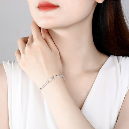 🍀Elegant Sparkling Lucky Clover Bracelet✨
