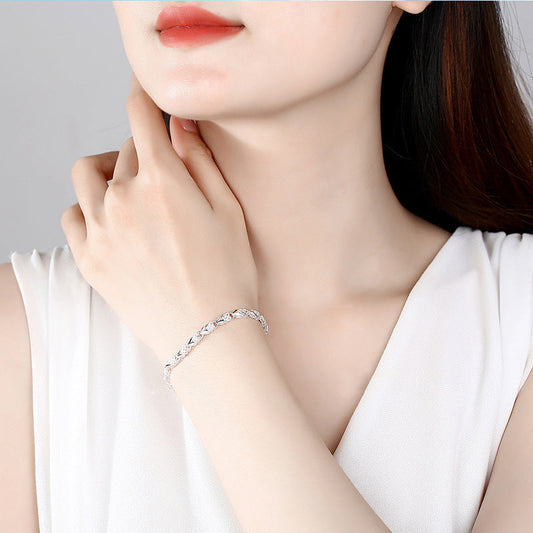 🍀Elegant Sparkling Lucky Clover Bracelet✨