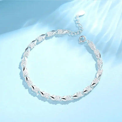 🍀Elegant Sparkling Lucky Clover Bracelet✨