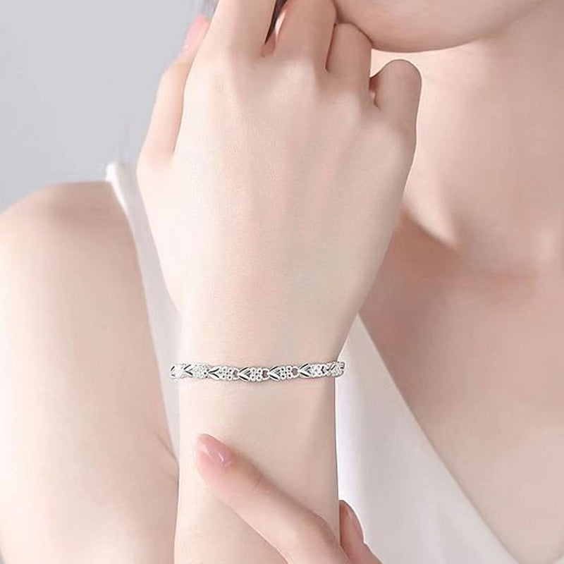 🍀Elegant Sparkling Lucky Clover Bracelet✨