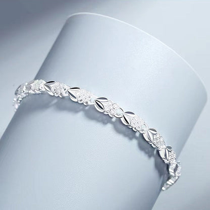 🍀Elegant Sparkling Lucky Clover Bracelet✨