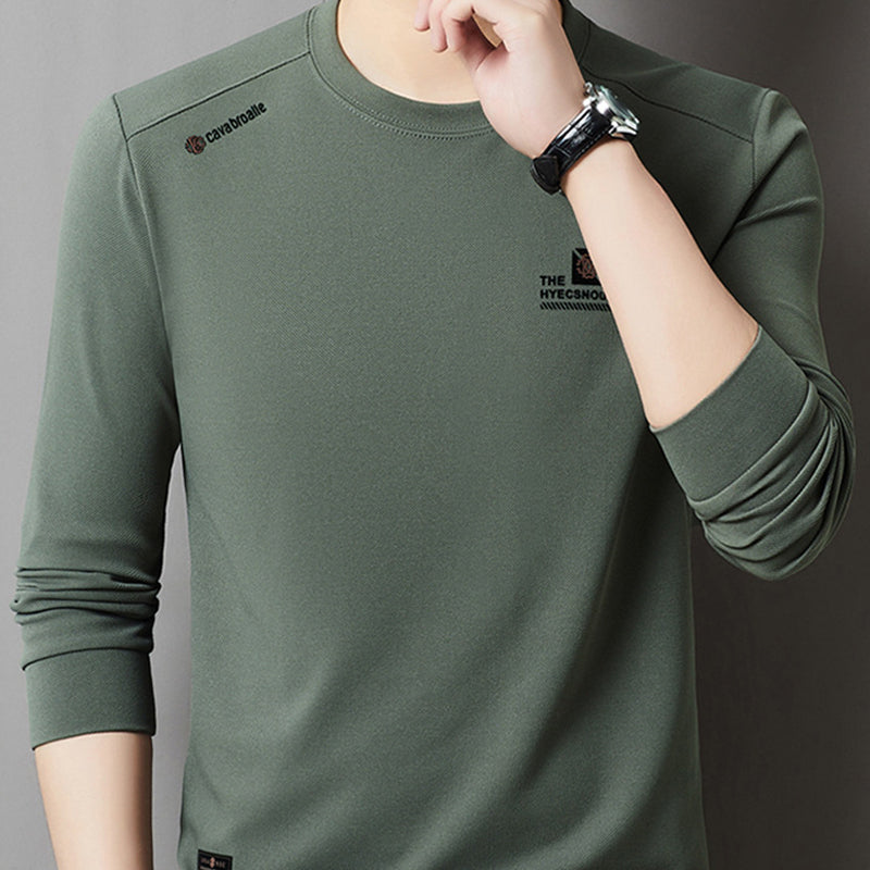 💥Hot Sale🍃Loose Casual Men's Round Neck Long Sleeve Top