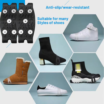 💥5-Claw Anti-Skid Outdoor Gripper Shoe Covers❄️