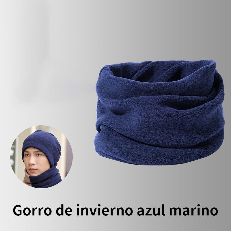 Warm Lined Winter Hat & Neck Warmer