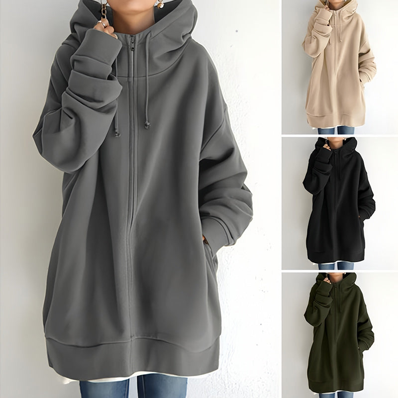 💥Women's Winter Zipper Hooded Sweater