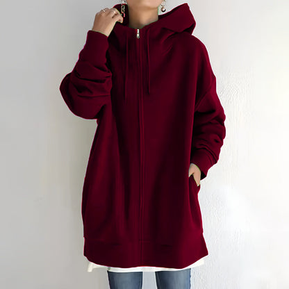 💥Women's Winter Zipper Hooded Sweater