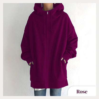 💥Women's Winter Zipper Hooded Sweater