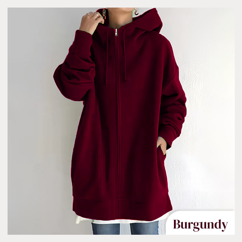 💥Women's Winter Zipper Hooded Sweater