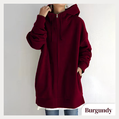 💥Women's Winter Zipper Hooded Sweater