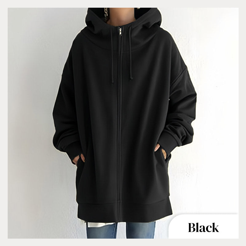 💥Women's Winter Zipper Hooded Sweater