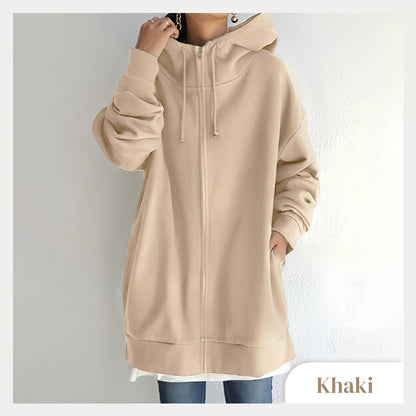 💥Women's Winter Zipper Hooded Sweater