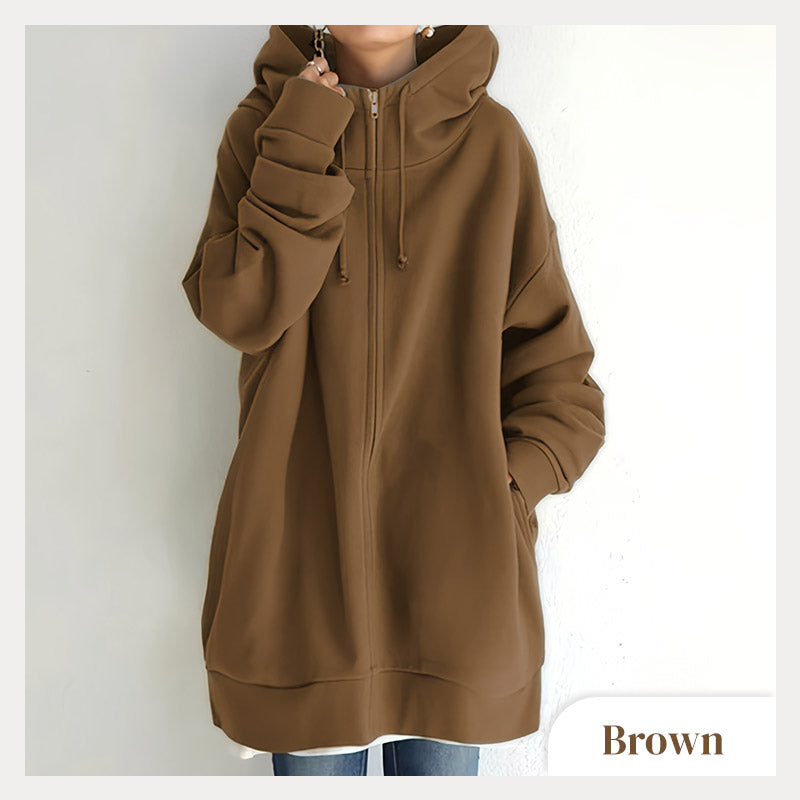 💥Women's Winter Zipper Hooded Sweater
