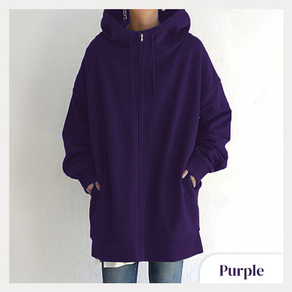 💥Women's Winter Zipper Hooded Sweater