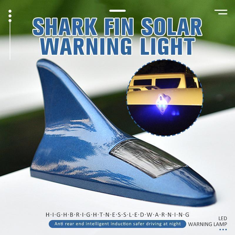 🔥HOT SALE 49% OFF🔥Solar Power Car Shark Fin Roof Antenna LED Flash Light