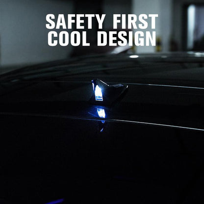 🔥HOT SALE 49% OFF🔥Solar Power Car Shark Fin Roof Antenna LED Flash Light