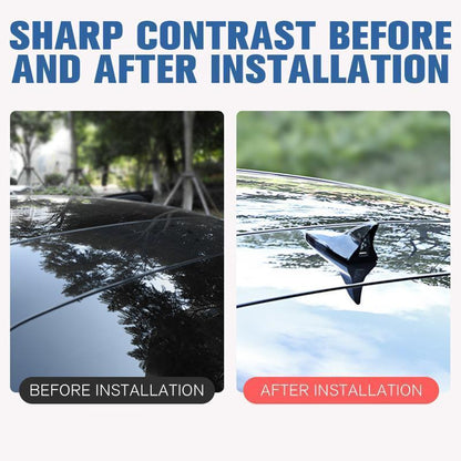 🔥HOT SALE 49% OFF🔥Solar Power Car Shark Fin Roof Antenna LED Flash Light