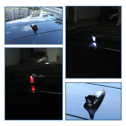 🔥HOT SALE 49% OFF🔥Solar Power Car Shark Fin Roof Antenna LED Flash Light