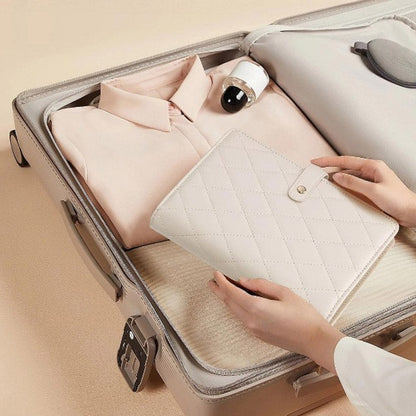 🌿Elegant Portable Checkered Jewelry Storage Bag✨