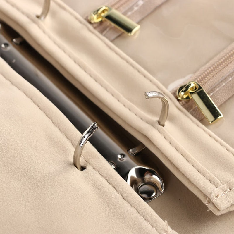 🌿Elegant Portable Checkered Jewelry Storage Bag✨