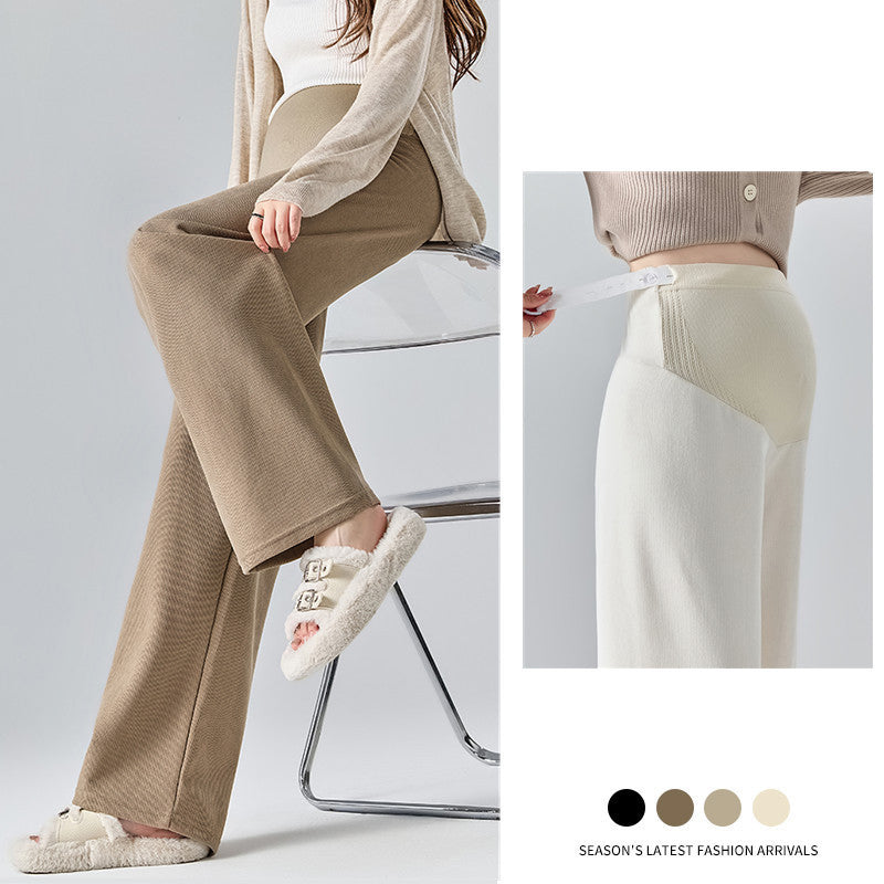 💥Hot Sale🍃Pregnancy Belly Support Wide-Leg Pants