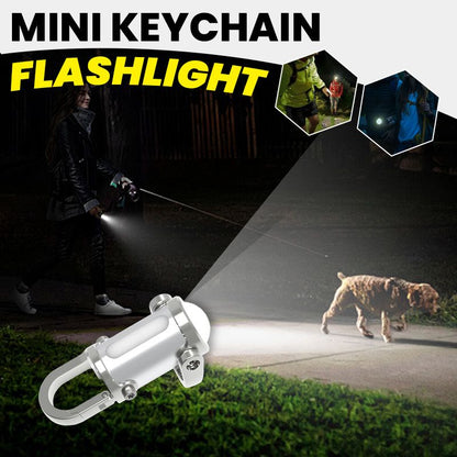 ✨ 1200LM Mini Keychain Flashlight - Super Bright & Waterproof for Emergency, Camping, or Night Work 🚨🔑