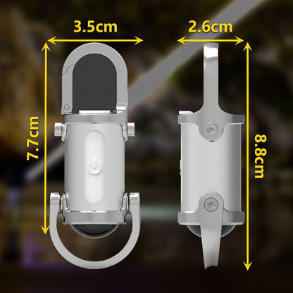 ✨ 1200LM Mini Keychain Flashlight - Super Bright & Waterproof for Emergency, Camping, or Night Work 🚨🔑