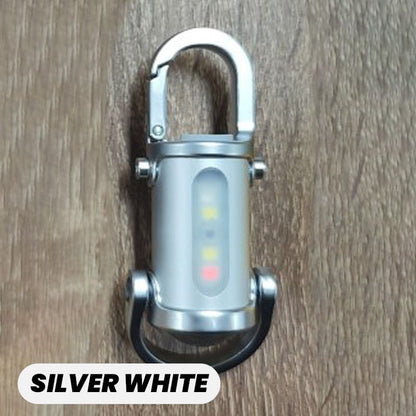 ✨ 1200LM Mini Keychain Flashlight - Super Bright & Waterproof for Emergency, Camping, or Night Work 🚨🔑