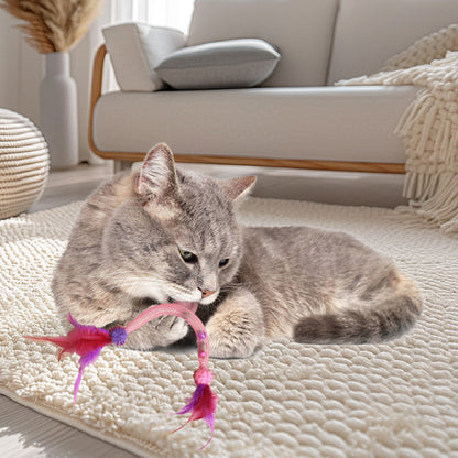 💥Hot Sale😻Cat Teaser Toys with Catnip and Feathers