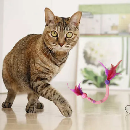 💥Hot Sale😻Cat Teaser Toys with Catnip and Feathers