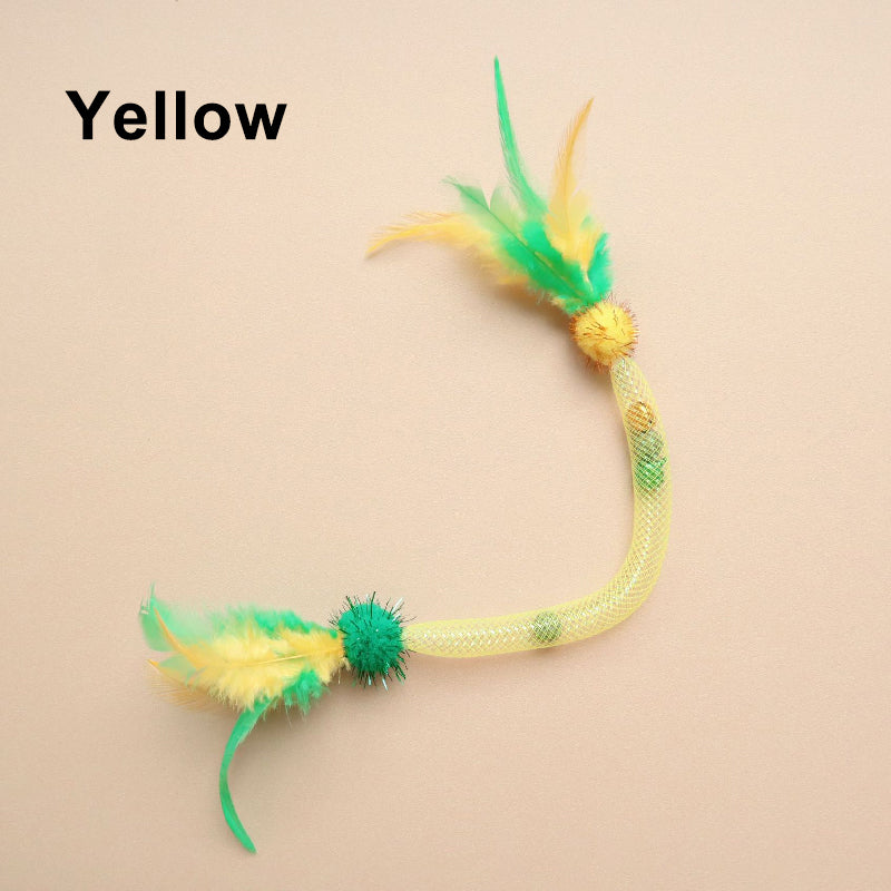 💥Hot Sale😻Cat Teaser Toys with Catnip and Feathers