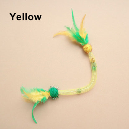 💥Hot Sale😻Cat Teaser Toys with Catnip and Feathers