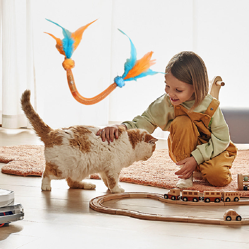 💥Hot Sale😻Cat Teaser Toys with Catnip and Feathers