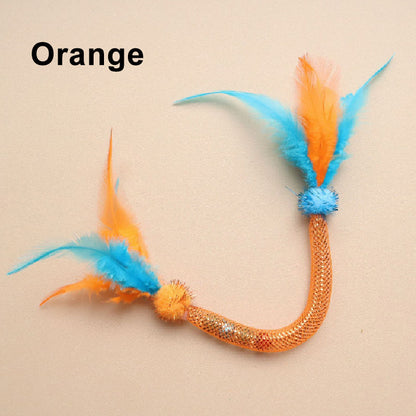 💥Hot Sale😻Cat Teaser Toys with Catnip and Feathers