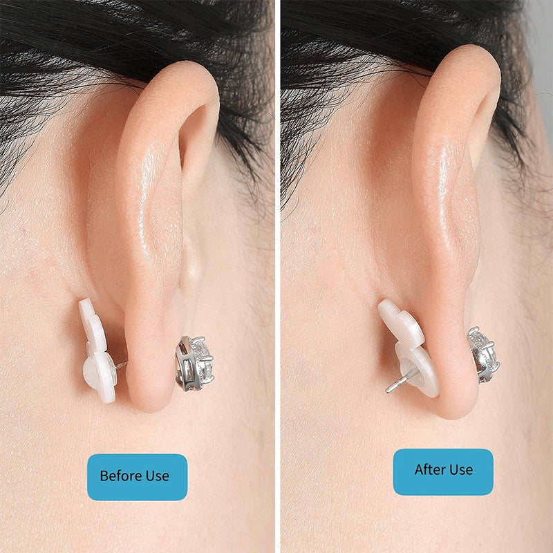 💥Clear silicone earring backs with strong support✨