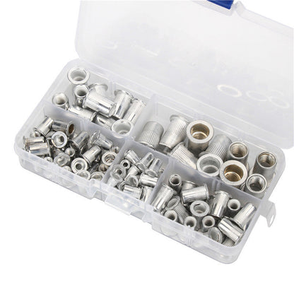 💥Threaded Insert Nut Rivet Nuts Set with Flat Head