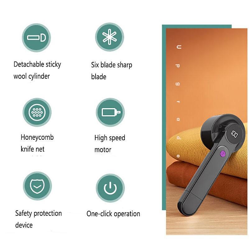 🔥HOT SALE - 49% OFF🎁 2 in 1 Electric Lint remover