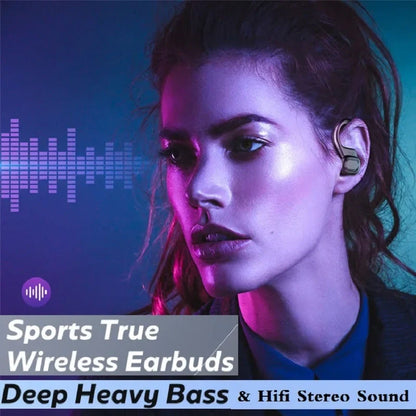 💥Hot Sale🔥Ear Hook Wireless Bluetooth Headphones with LED Display