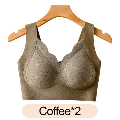 💥Buy 1 Get 1 Free🔥3D Lace Bra with Fixed Padding for Middle-Aged Women