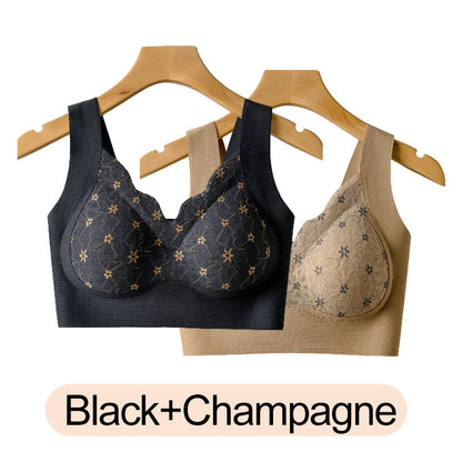 💥Buy 1 Get 1 Free🔥3D Lace Bra with Fixed Padding for Middle-Aged Women