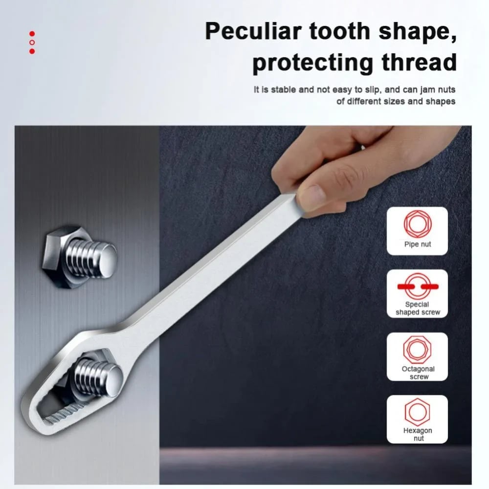 🌈🔧 8-22mm Universal Wrench Receive a FREE 3-17mm Universal Wrench!🔧