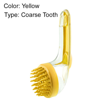 🐶Pet Bath Brush with Long Handle & Shampoo Dispenser🌿