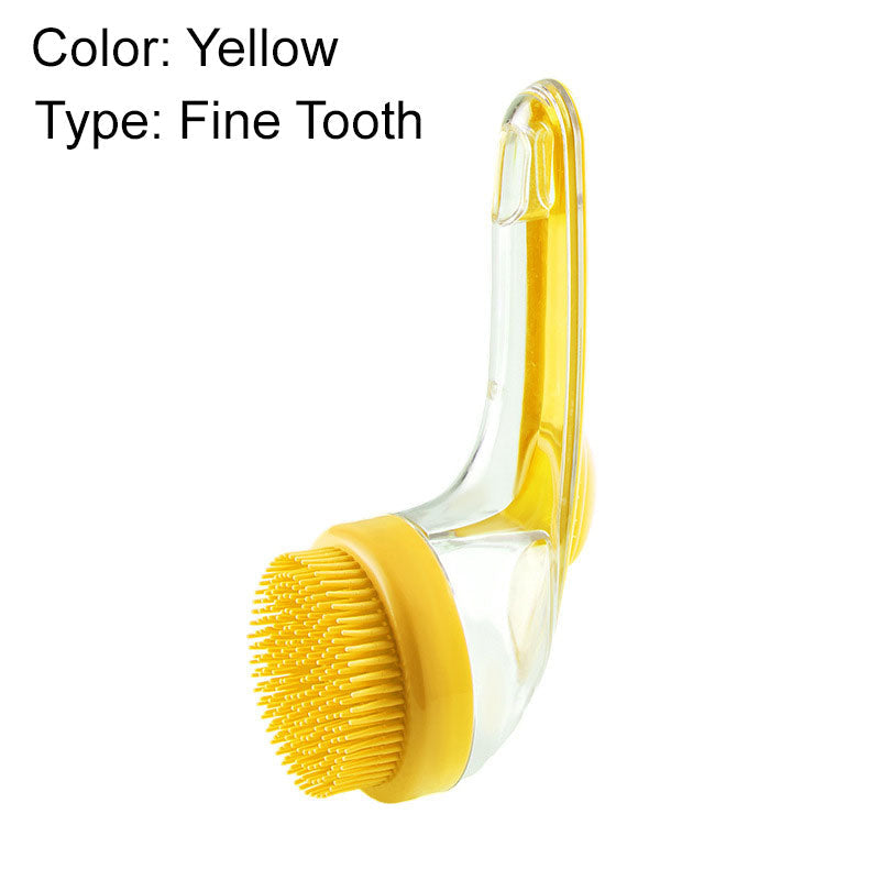 🐶Pet Bath Brush with Long Handle & Shampoo Dispenser🌿
