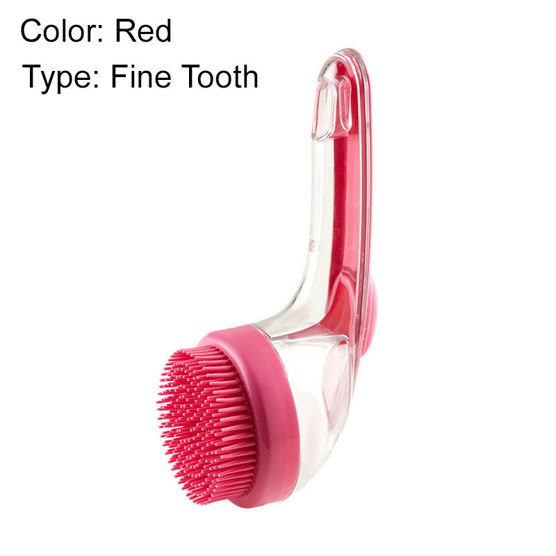 🐶Pet Bath Brush with Long Handle & Shampoo Dispenser🌿