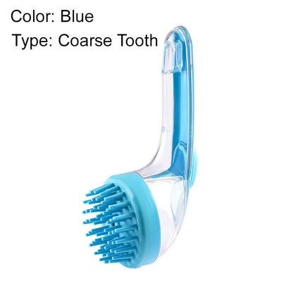 🐶Pet Bath Brush with Long Handle & Shampoo Dispenser🌿