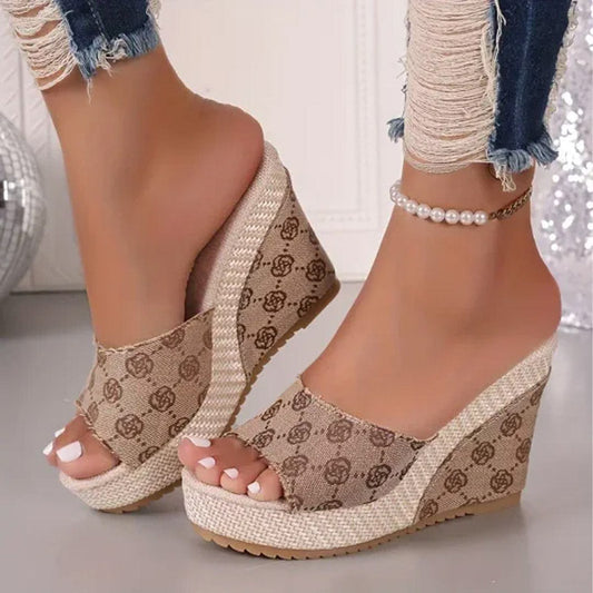 💥Hot Sale🔥Women's Floral Open Toe Slip-On Sandals