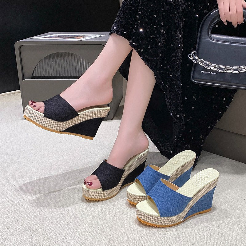 💥Hot Sale🔥Women's Floral Open Toe Slip-On Sandals