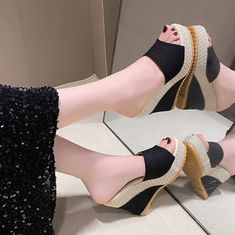 💥Hot Sale🔥Women's Floral Open Toe Slip-On Sandals