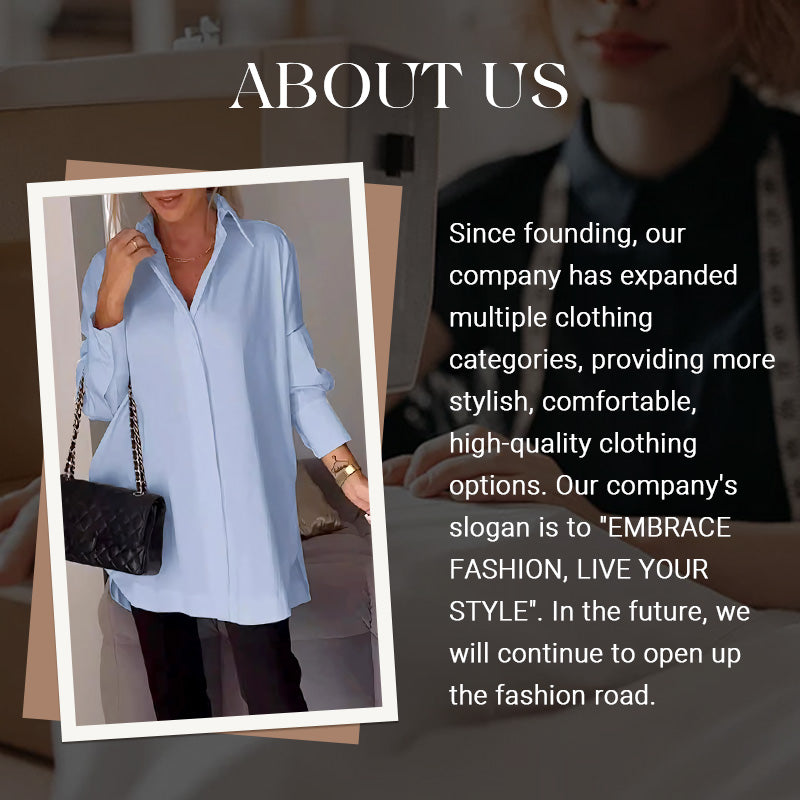 🎁2025 New Products Hot Sale✨Women's Comfortable Long Shirt