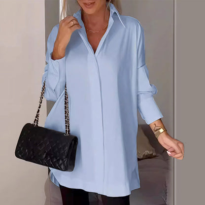 🎁2025 New Products Hot Sale✨Women's Comfortable Long Shirt