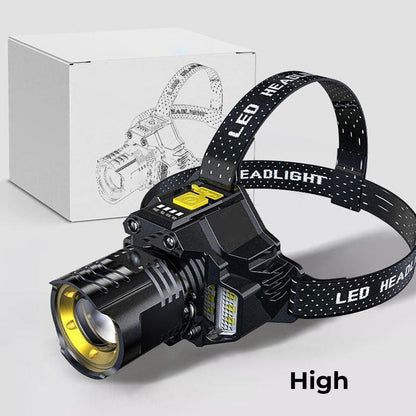 💥Outdoor Waterproof Rechargeable Headlamp with Headband🌟
